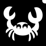 Stencil - Happy Crab